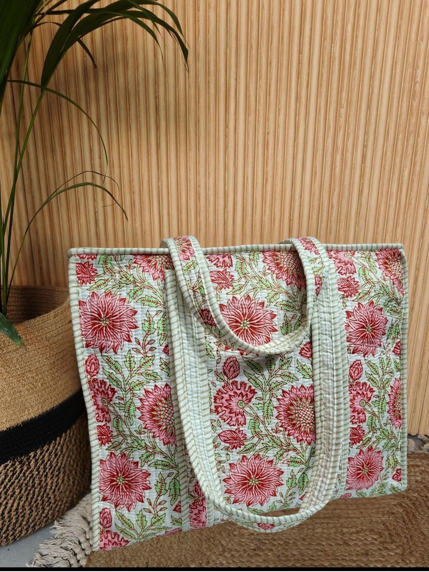 Pink Magnolia Tote Bag