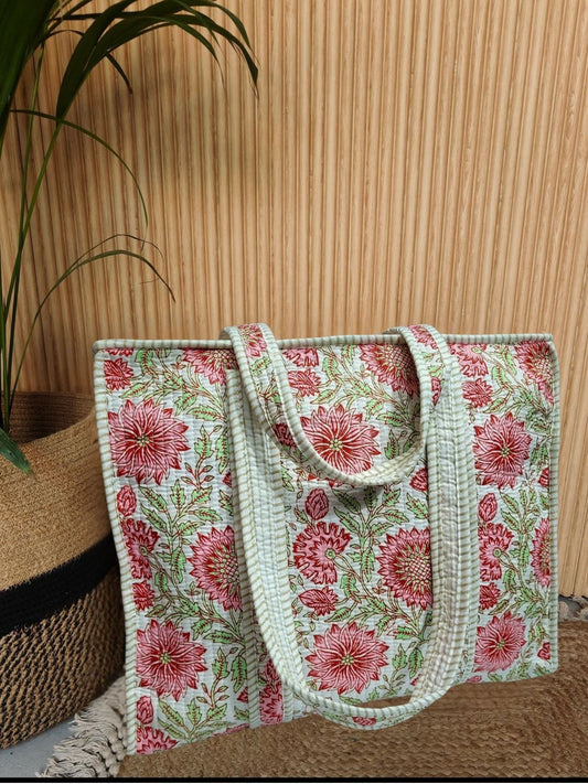Pink Magnolia Tote Bag