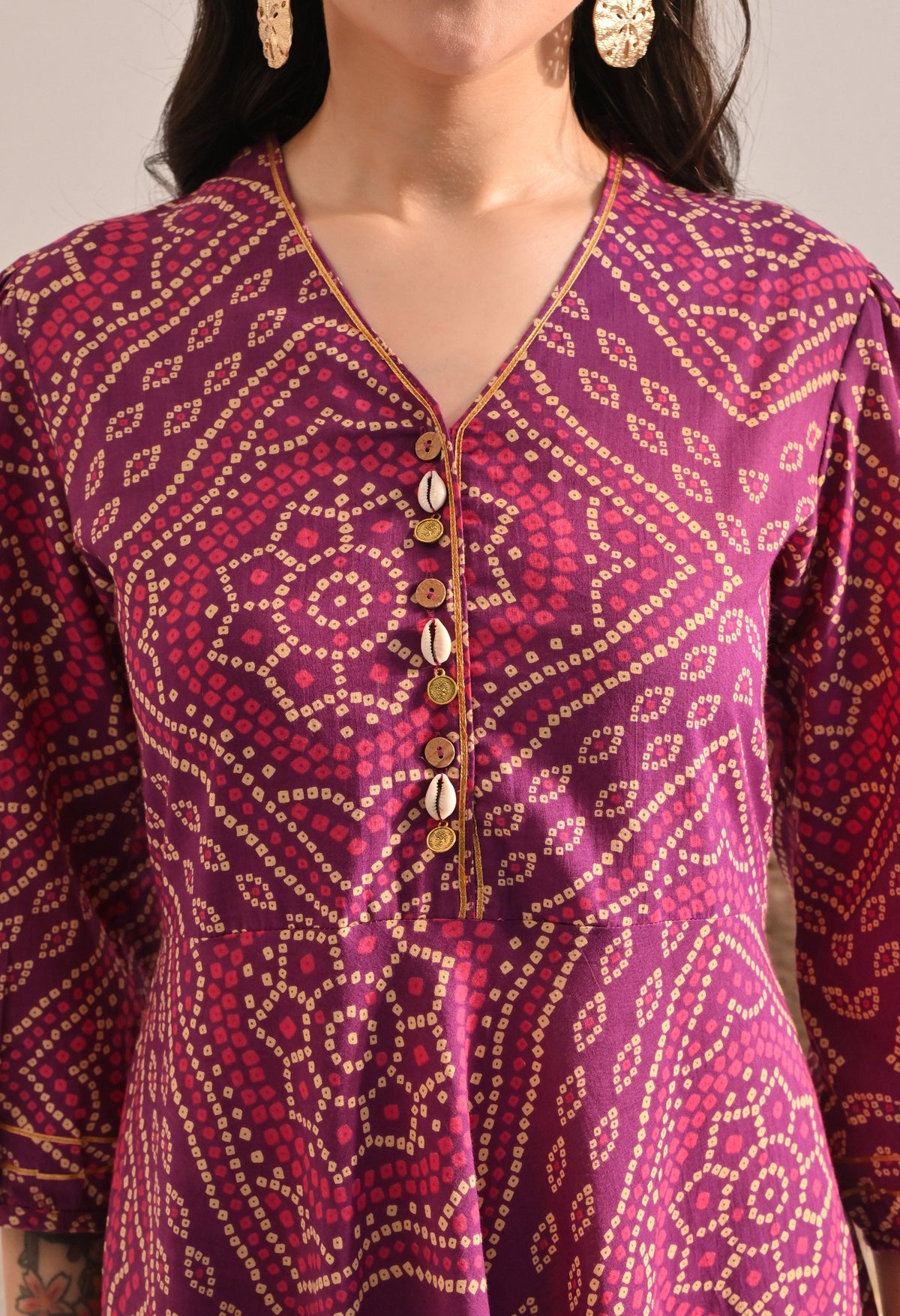 Purple Bandhej Utsav