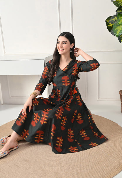 Earthen Angrakha Set