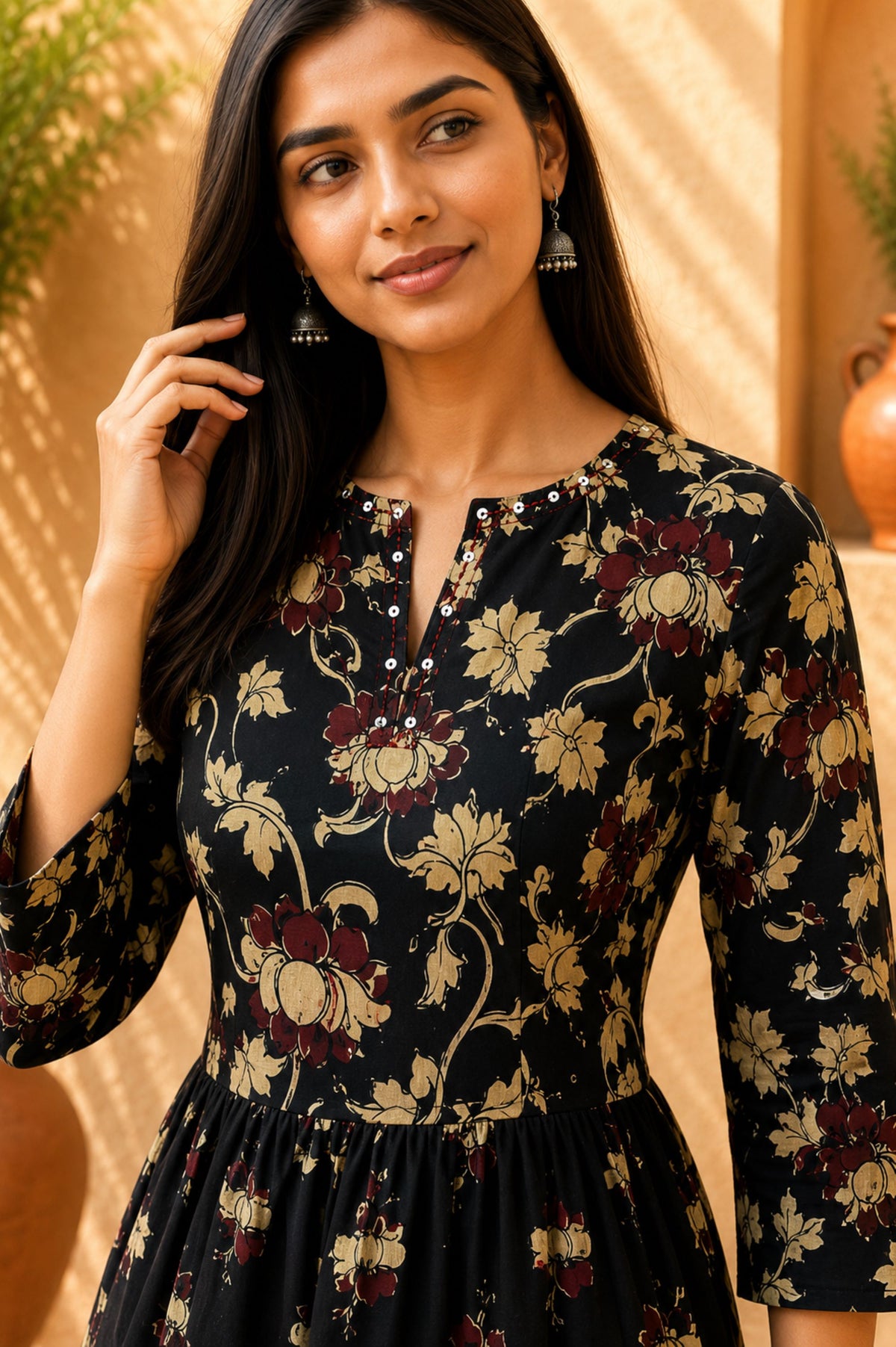 Kalamkari Craft Dress