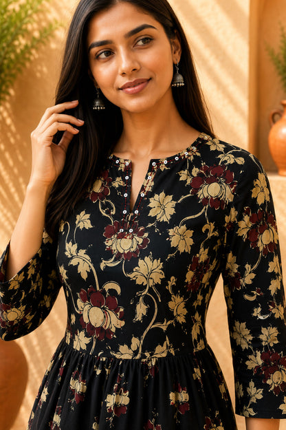 Kalamkari Craft Dress