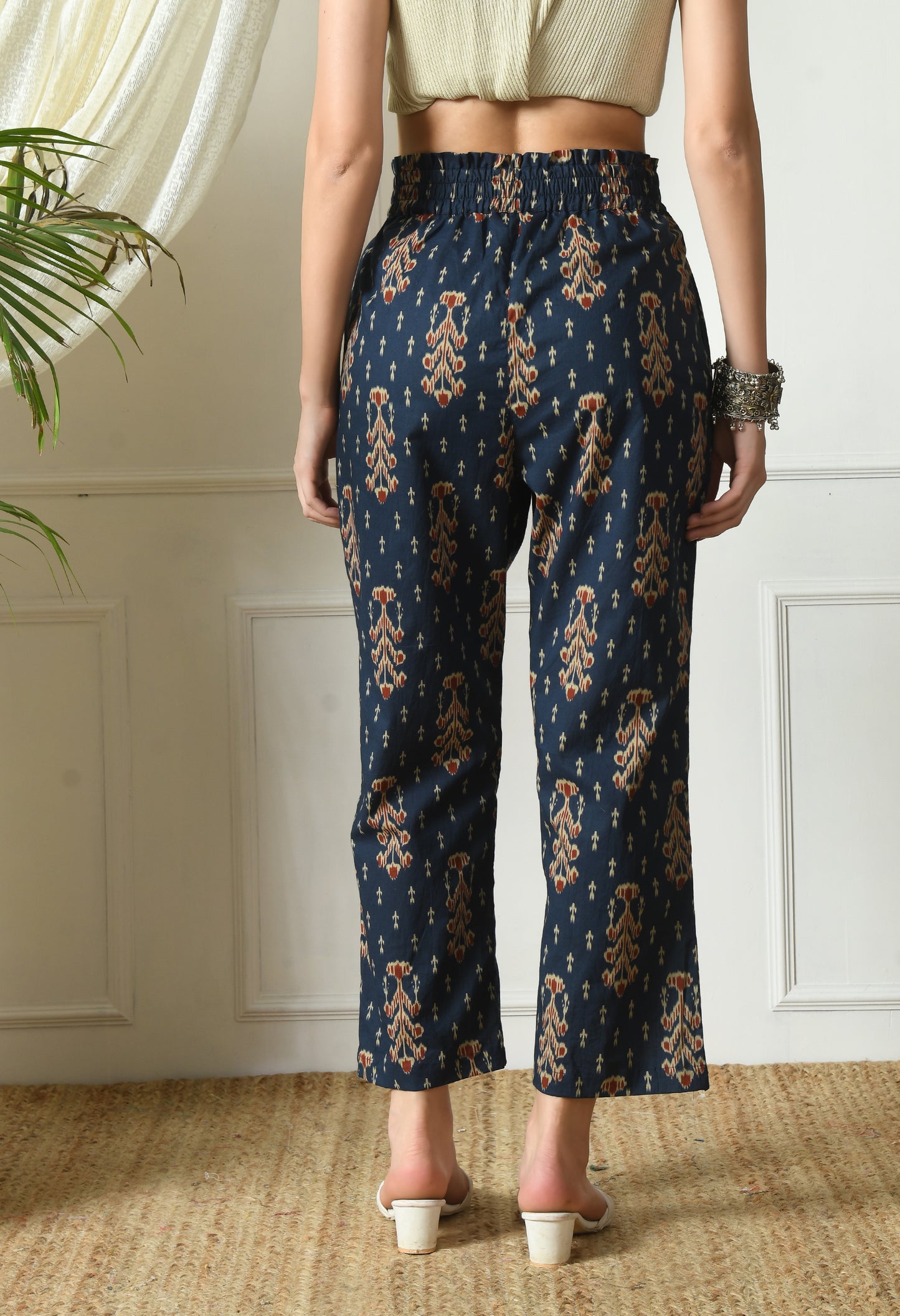 Blue Ikat Comfort Pants