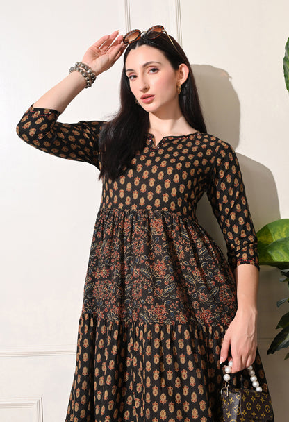 Artisanal Flare Dress