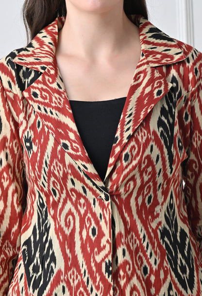 Burnt Bold Blazer