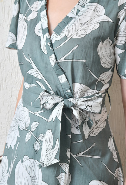 Mint Wrap Dress