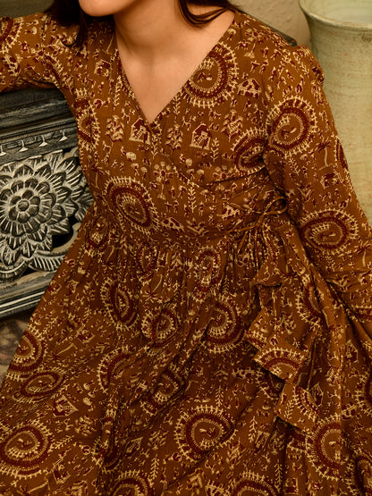 Warli Wheel Dress