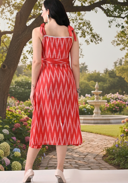 Artisanal Poppy Dress