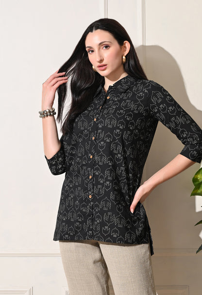 Black High Low Shirt