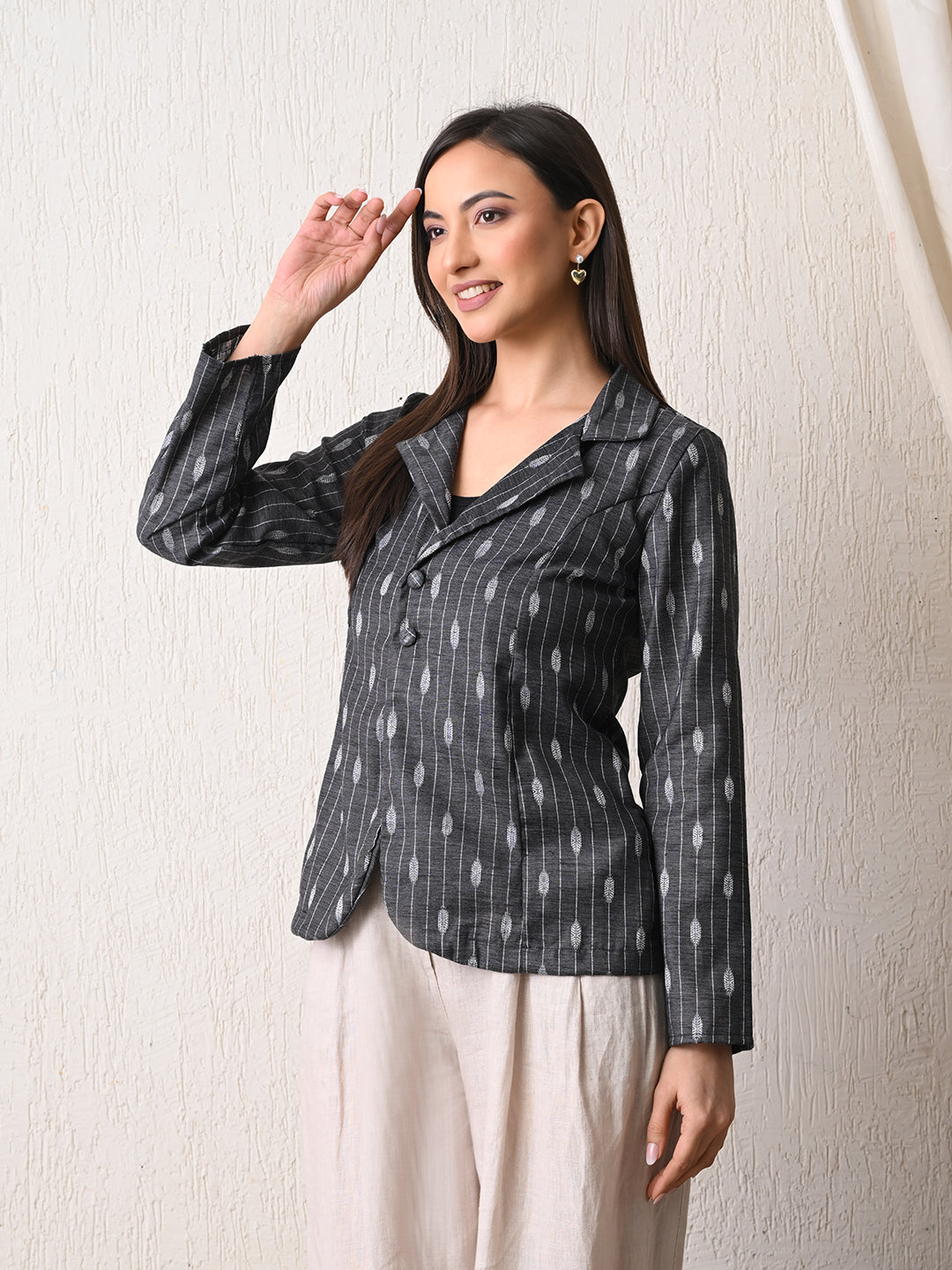 Ikat Woven Jacket