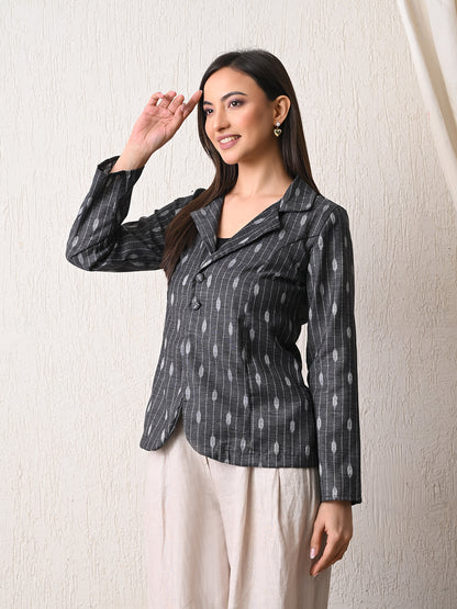 Ikat Woven Jacket