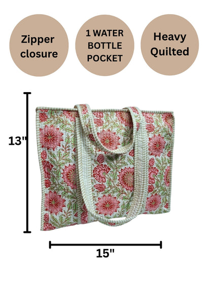Pink Magnolia Tote Bag