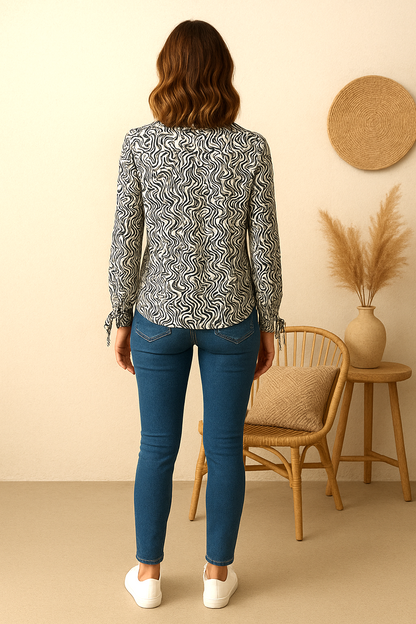 Abstract Ocean Shirt