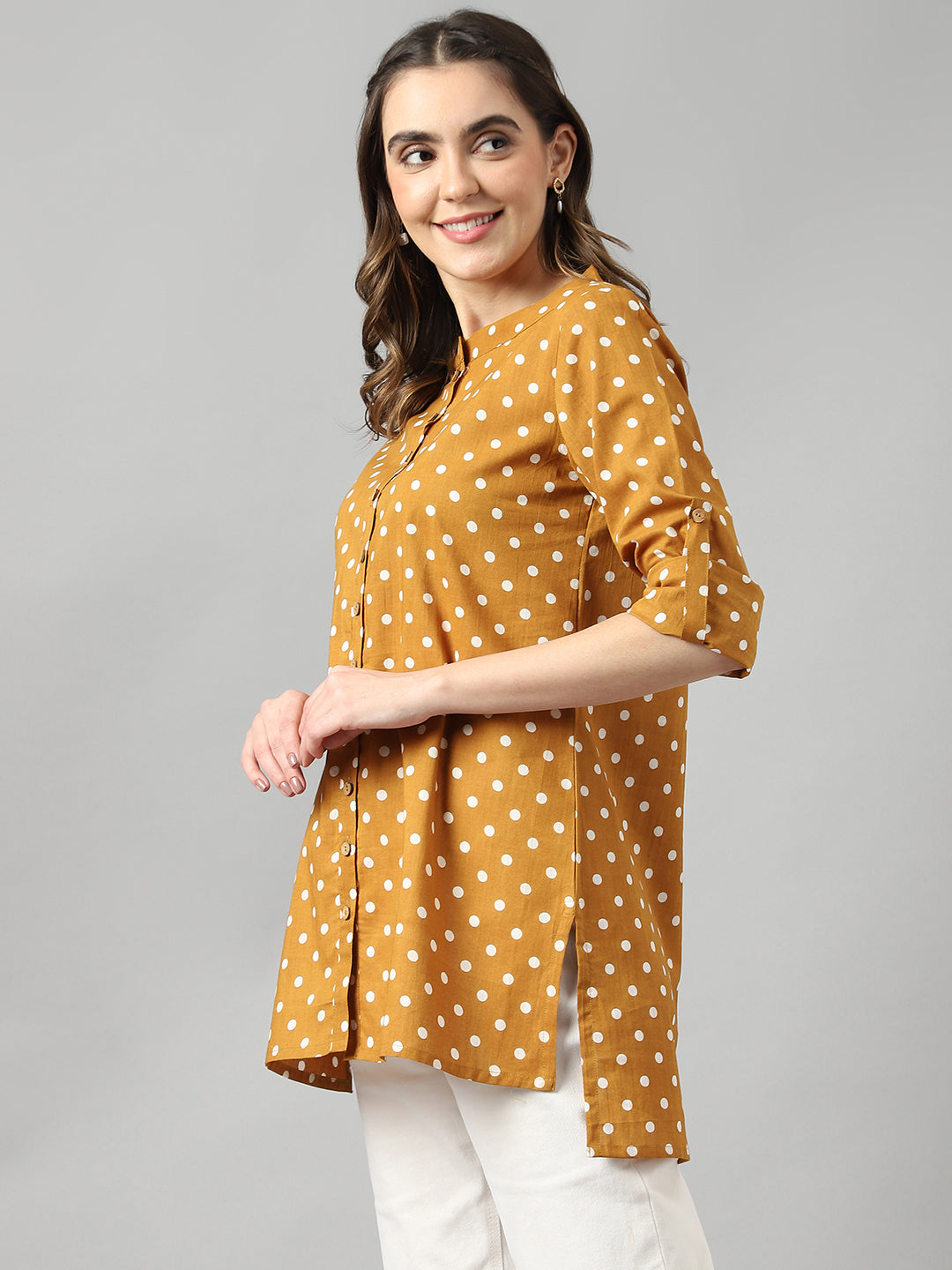 Polka Shirt Top