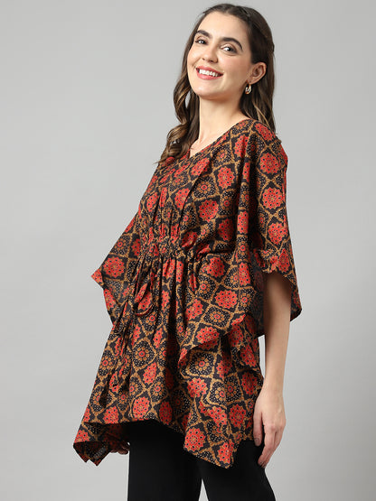 Ajrak Kaftan Top