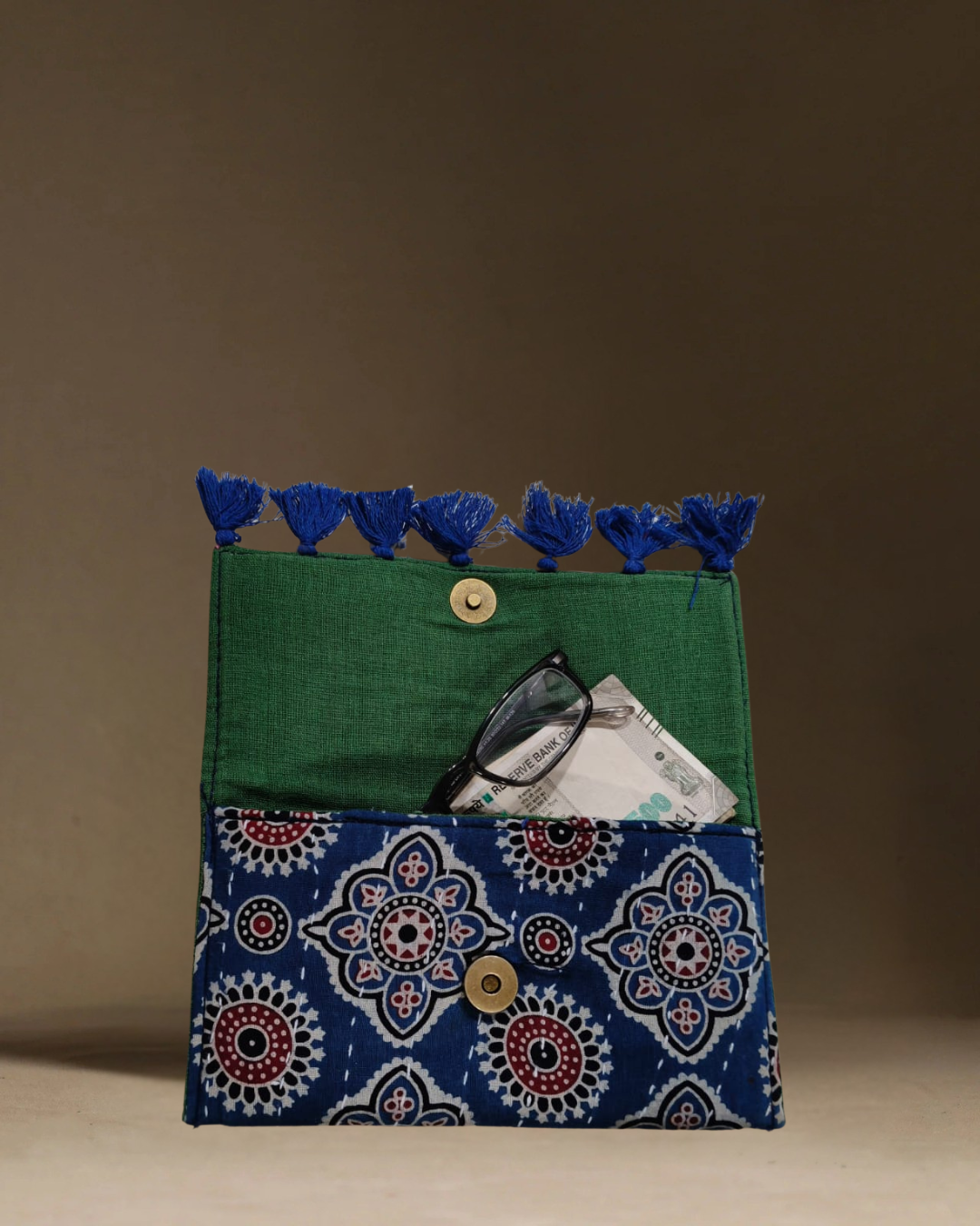 Indigo Lucky Purse