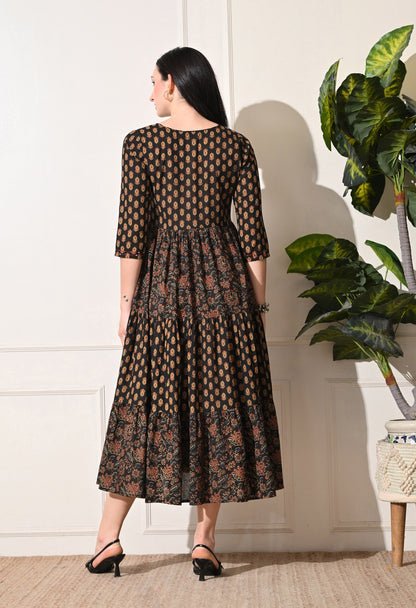 Artisanal Flare Dress