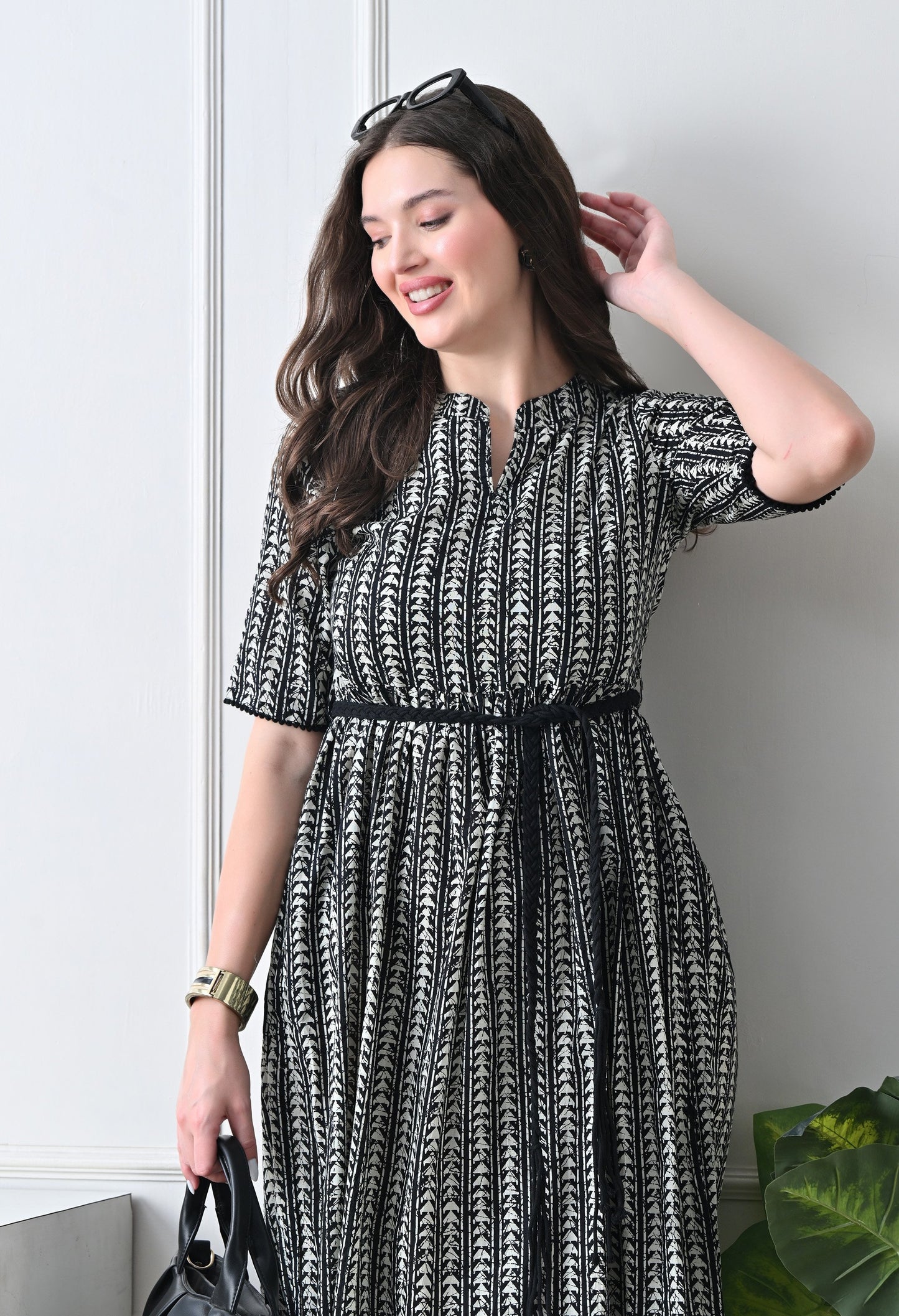 Mono Wave Dress