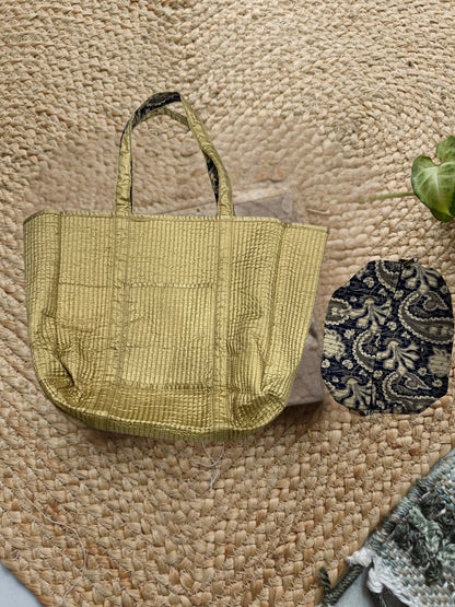 Night Reversable  Artisanal Handbag