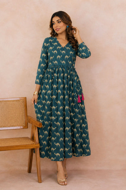 Teal Oasis Dress
