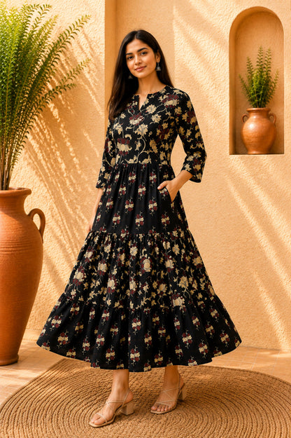Kalamkari Craft Dress