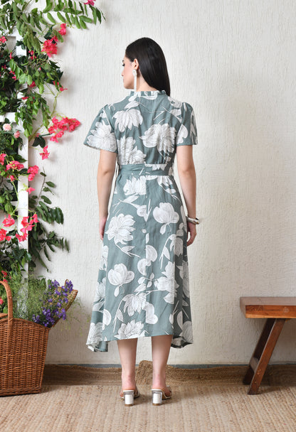 Mint Wrap Dress