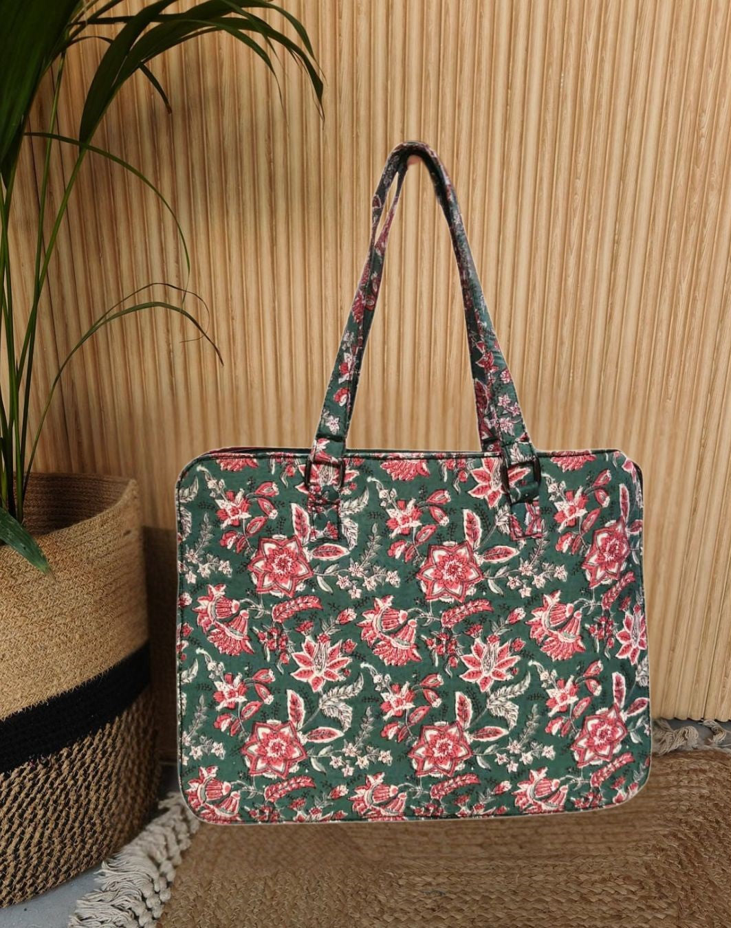 Pastel Green Laptop Bag