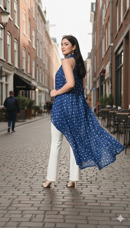Indigo Waterfall Shrug