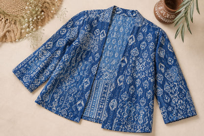 Abstract Blue Shrug