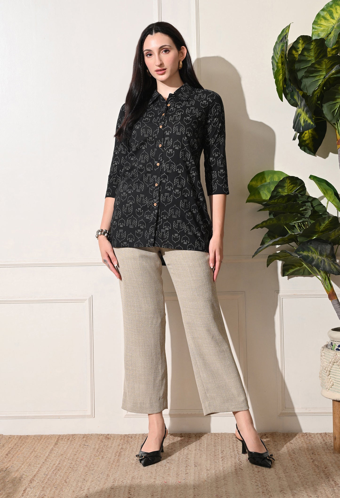 Black High Low Shirt