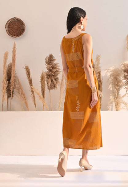 Golden Leaf Dress