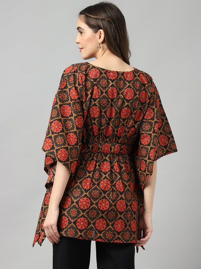 Ajrak Kaftan Top