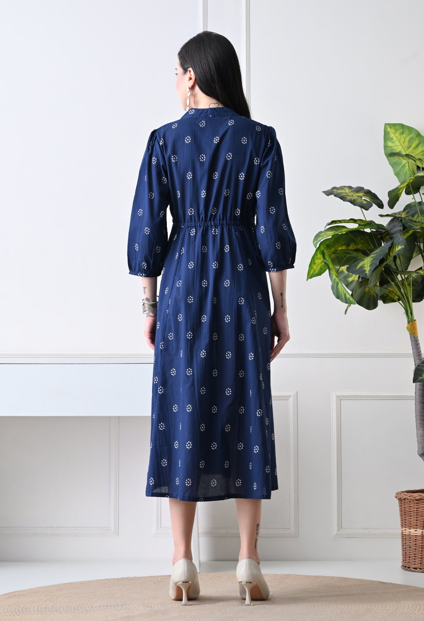 Cinched Waist Dress