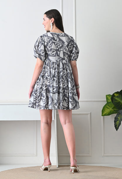 Electric Flare Dress