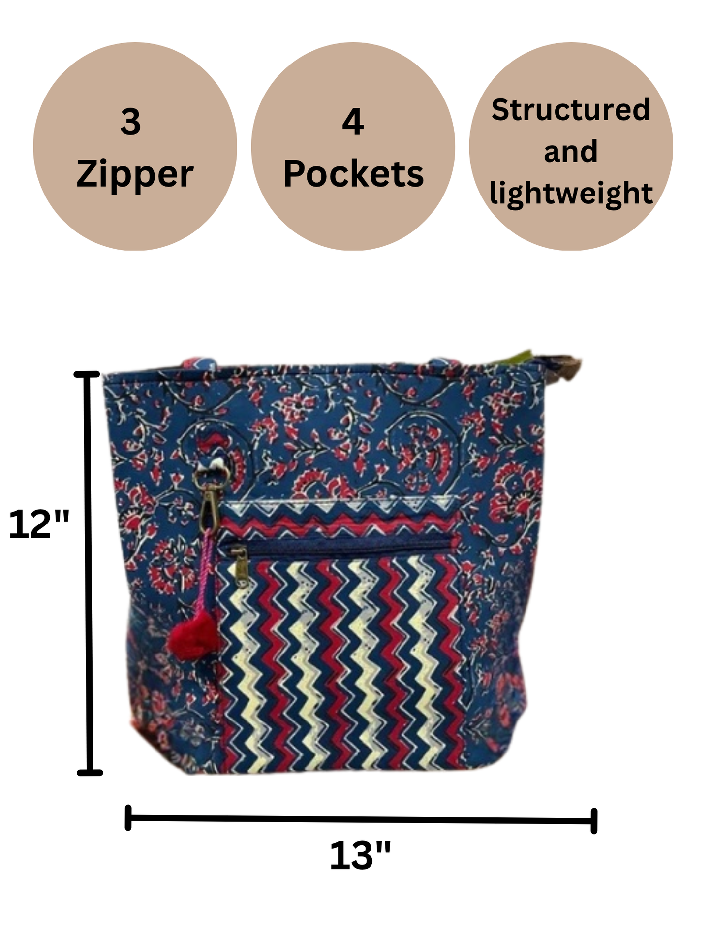 Indigo Sturdy Handbag