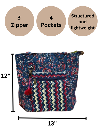 Indigo Sturdy Handbag