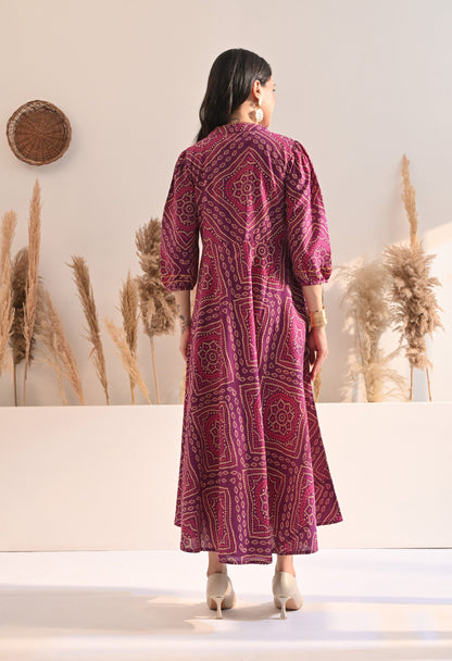 Purple Bandhej Utsav