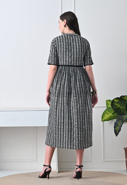 Mono Wave Dress