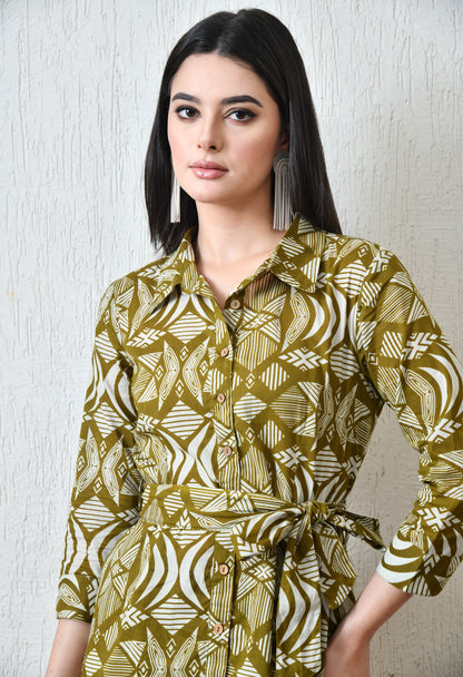 Boho Shirt Dress