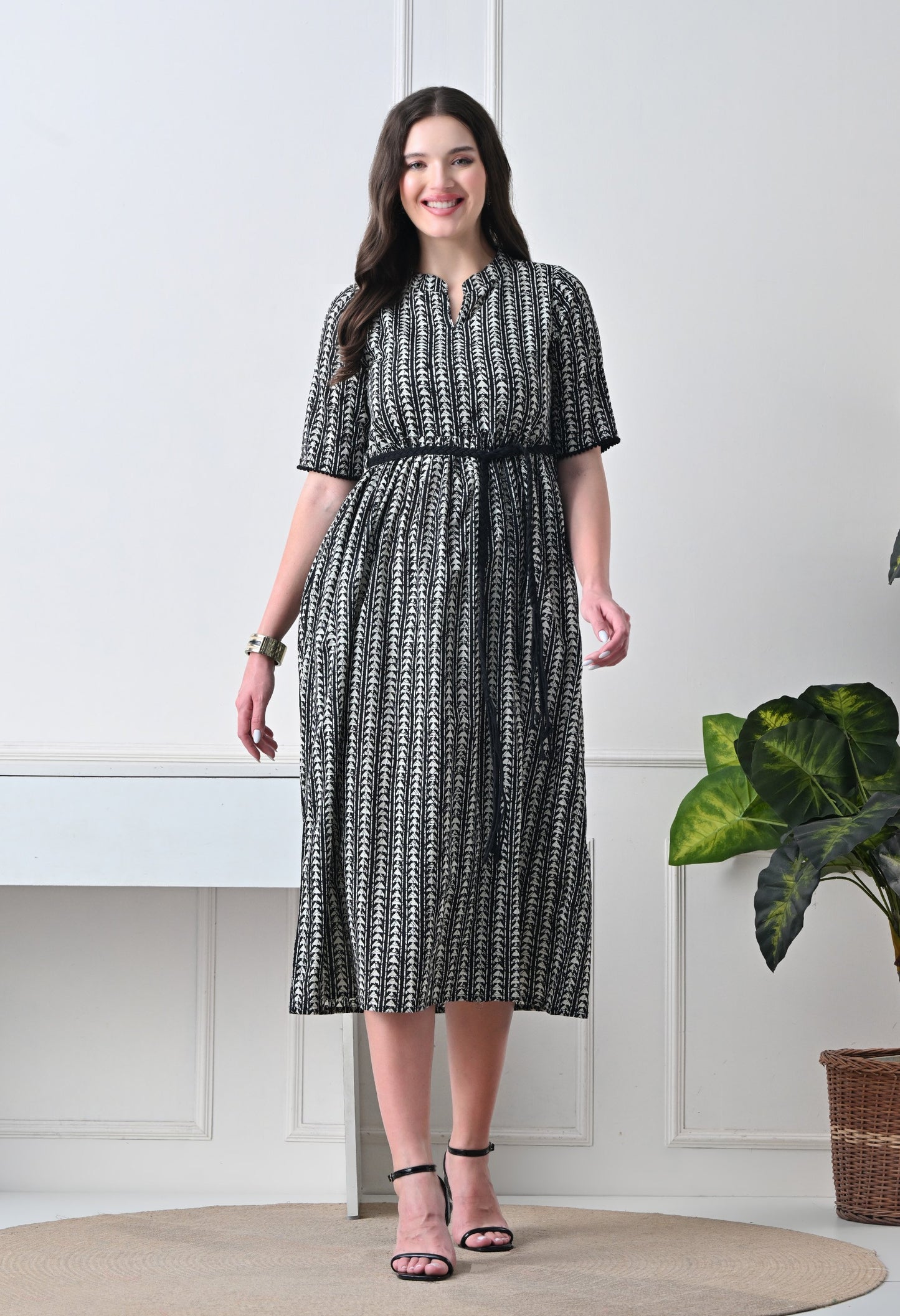 Mono Wave Dress