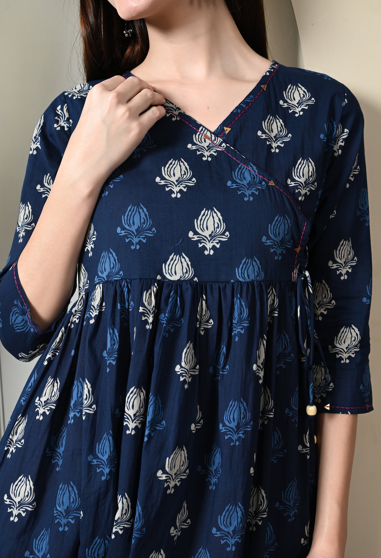 Indigo Empire Angarkha Dress