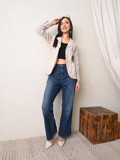 Linen Ikat  Summer Jacket