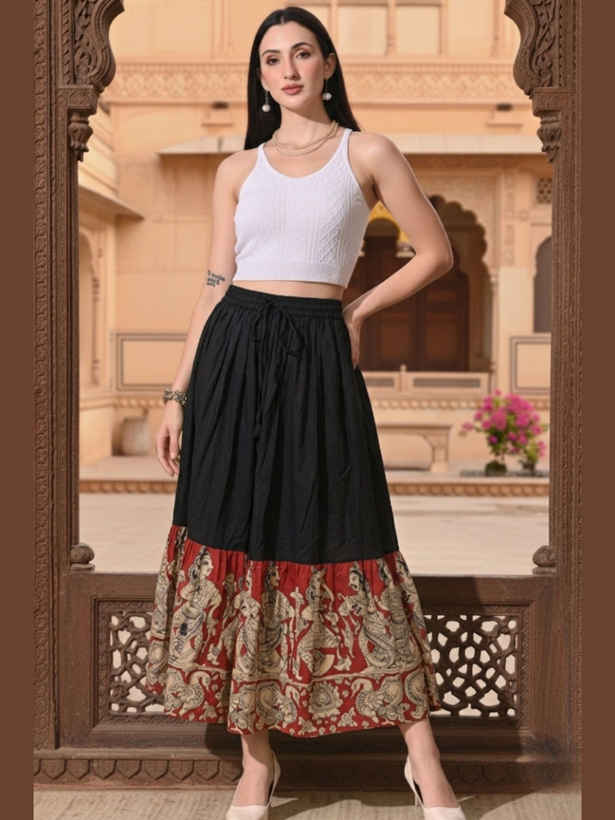 Kajal Bloom Skirt