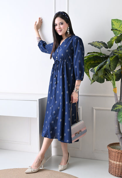 Cinched Waist Dress