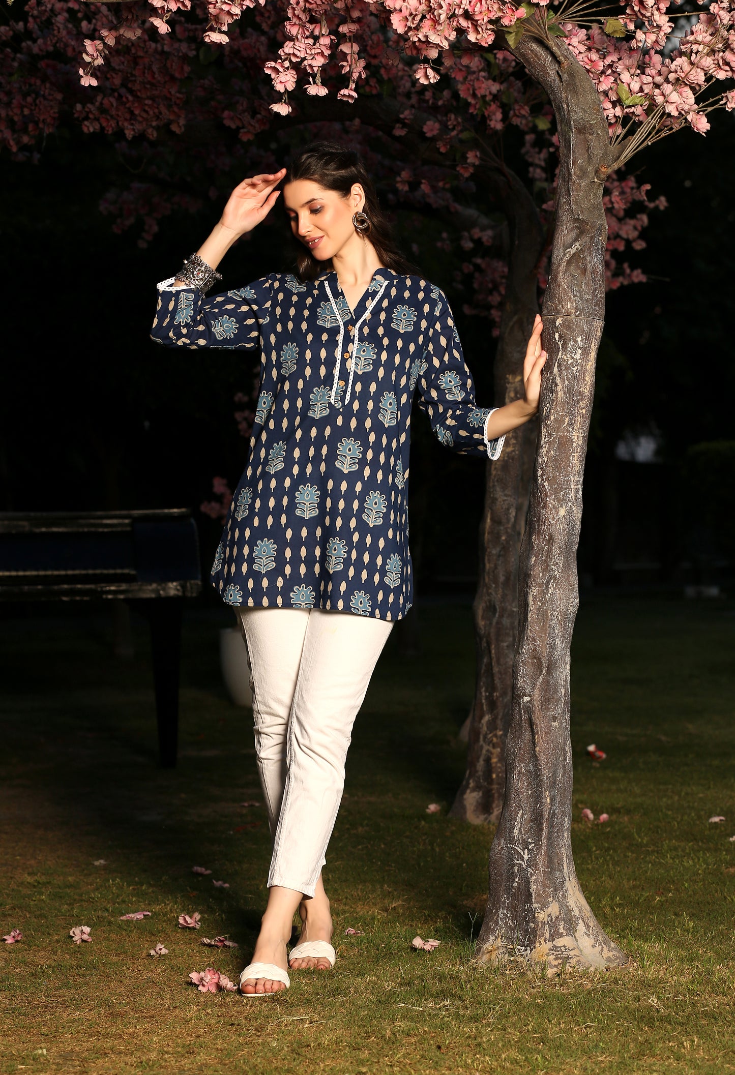 Indigo Jaipur Block Tunic