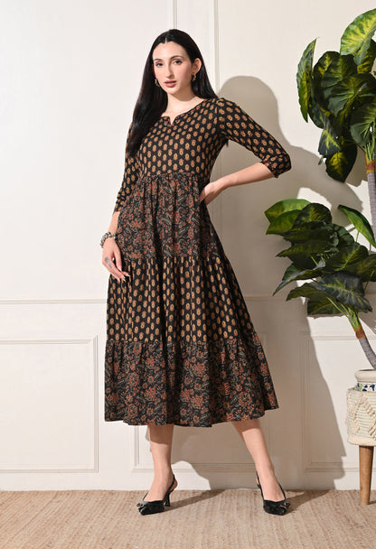 Artisanal Flare Dress