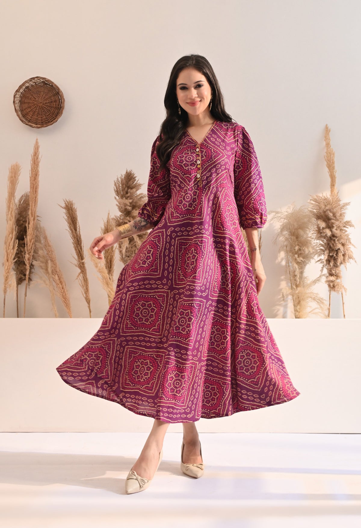 Purple Bandhej Utsav