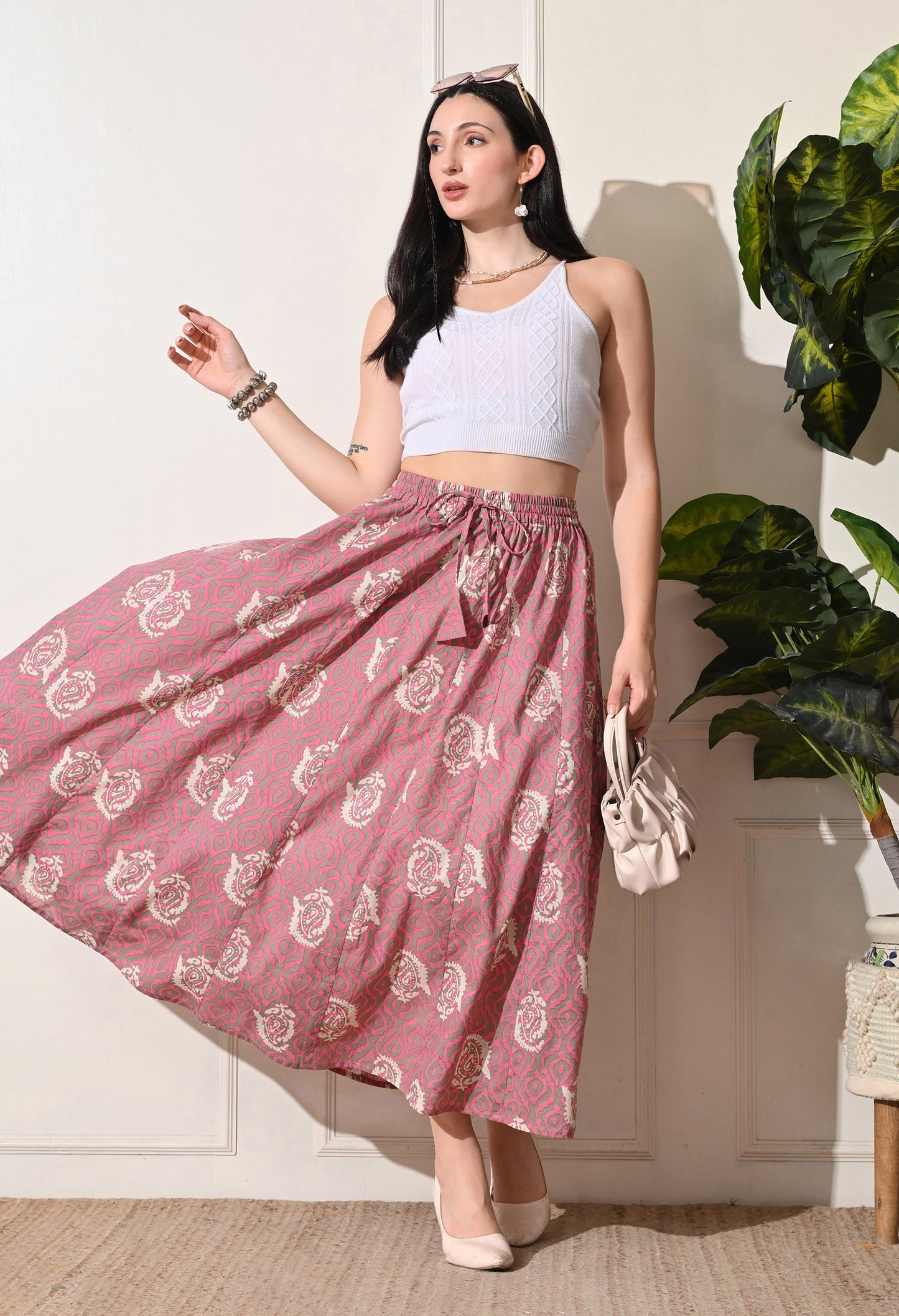Block Butti Skirt