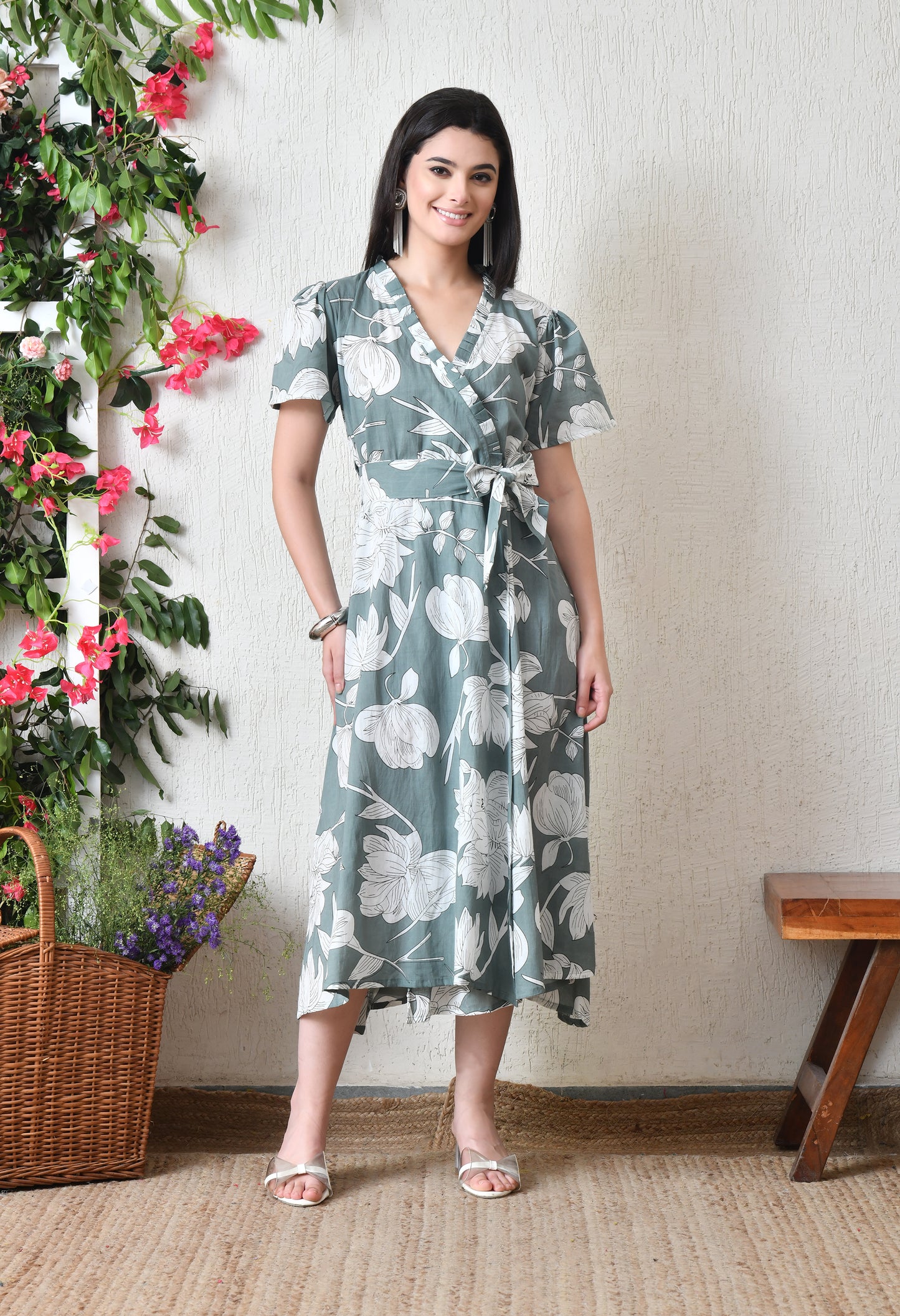 Mint Wrap Dress