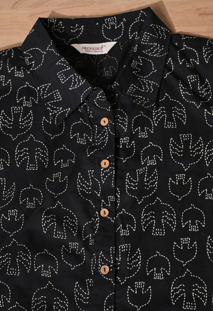 Black High Low Shirt